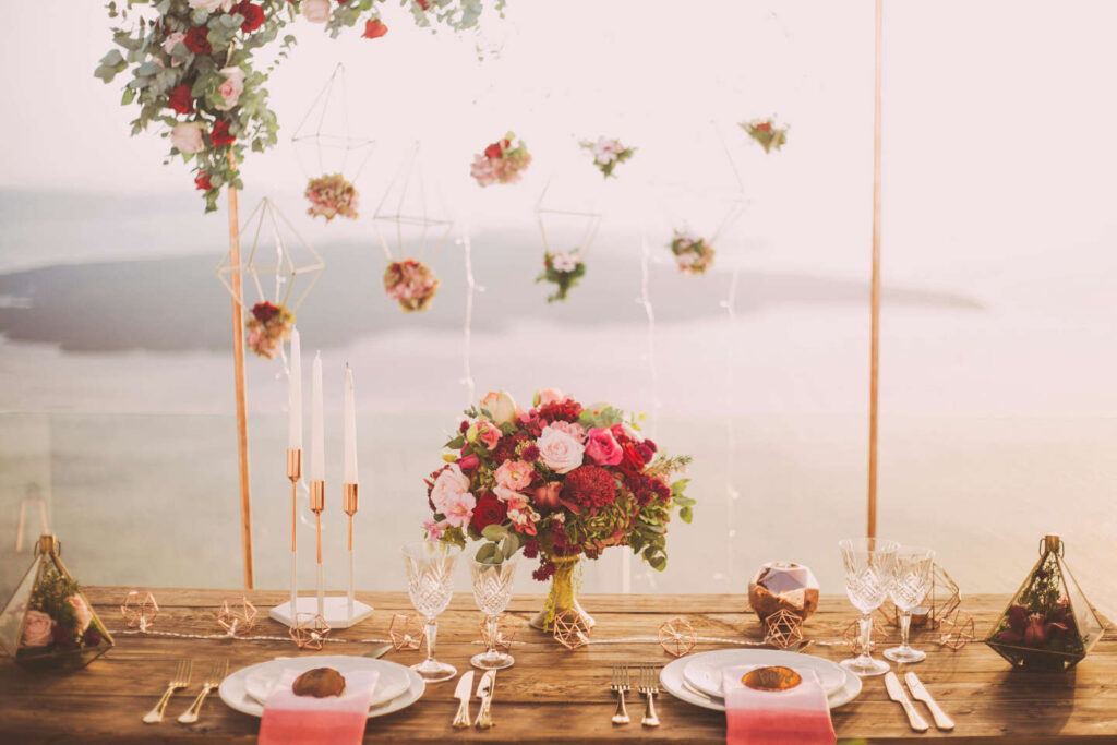 allestimento matrimonio Roma stile shabby chic